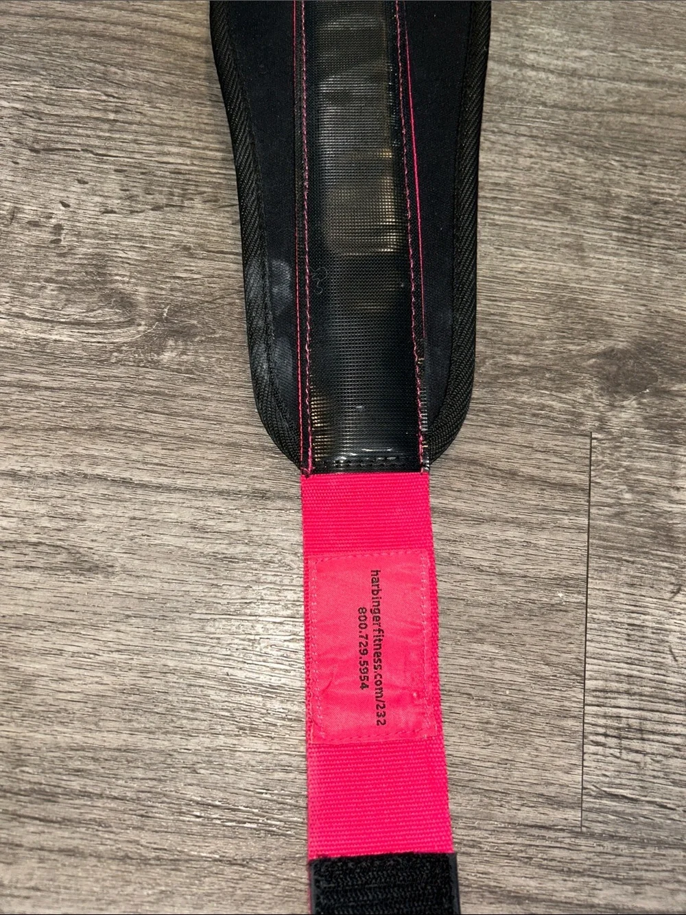 Harbinger Women’s Pink Padded Weightlifting Belt Size Small Gym Strength Belt